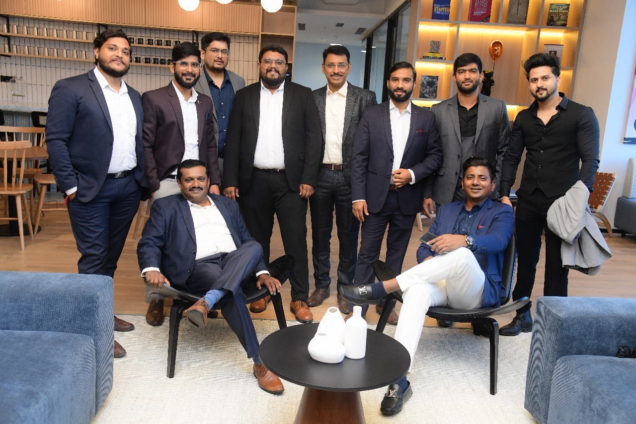 The delivery team in the new lounge